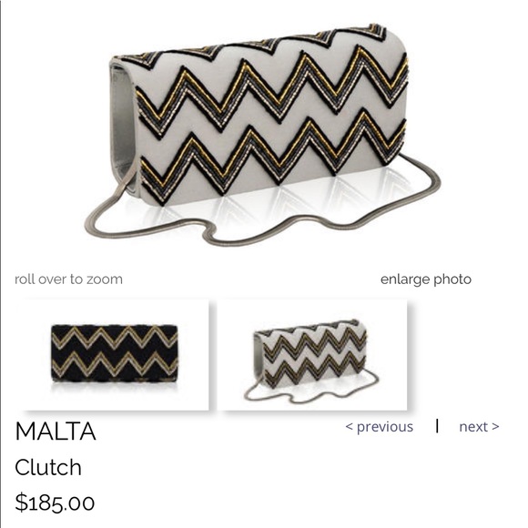 Inge Christopher Handbags - Inge Christoper Grey Marla Clutch